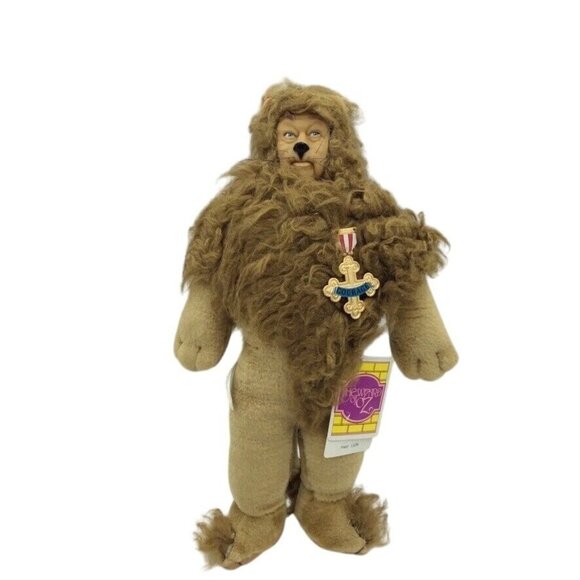 Vintage 80s Presents Hamilton Cowardly Lion Plush The Wizard Of Oz - Picture 1 of 11